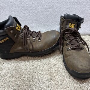 Caterpillar Men's Charge Brown‎ Steel Toe Boots P91266 Mens Size 13 Workwear